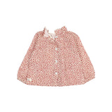 Búho BB Speckle Blouse Burgundy