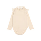 Búho BB Warm Rib Bodysuit Ivory