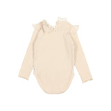 Búho BB Warm Rib Bodysuit Ivory