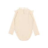Búho BB Warm Rib Bodysuit Ivory