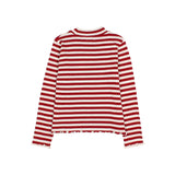 Búho Fancy Stripes T-Shirt Burgundy