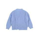 Búho Soft Knit Cardigan Soft Blue