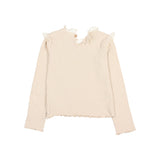 Búho Warm Rib T-Shirt Ivory