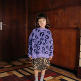Call Me Frankie CMF Leopard Fluffy Sweater