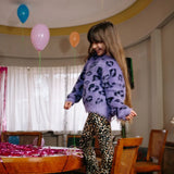 Call Me Frankie CMF Leopard Fluffy Sweater