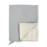 Camomile London Duvet Cover Light Blue Check Single (140 x 200)