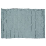 Camomile London Organic Diamond Blanket Sky Blue Single Twin (140x200)