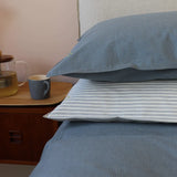 Camomile London Pillowcase Blue Check Small (60x40)