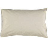 Camomile London Pillowcase Double Check Ivory/Clay (60x40)