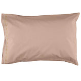 Camomile London Pillowcase Leaf Emb Light Mink Small (60x40)