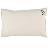 Camomile London Pillowcase Poppy Emb Stone Small (60x40)