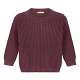 Yuki Chunky Knitted Sweater Fig