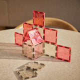 Cleverclixx | Glitter Tiles Pack Transparent Pink