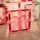 Cleverclixx | Glitter Tiles Pack Transparent Pink