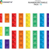 Connetix Rainbow Rectangle Pack 18 Pcs