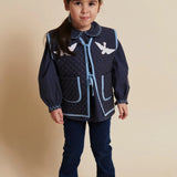 Copenhagen Colors Jeggings Flare Dark Indigo Blue Washed