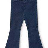 Copenhagen Colors Jeggings Flare Dark Indigo Blue Washed