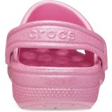 Crocs Classic Glitter Clog Toddler Pink Tweed
