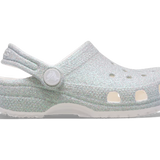 Crocs Classic Iridescent Glitter Clog Toddler White