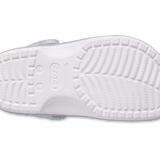 Crocs Classic Iridescent Glitter Clog Toddler White