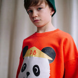 Daily Brat Bao Bao Panda Sweater Ruby Rebel