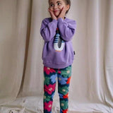 Daily Brat Dazzling Flower Pants Whipser Bloom