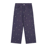 Daily Brat Perky Flower Denim Jeans Haze