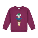 Daily Brat Wobble Totem Sweater Sky Line Serenade