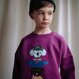 Daily Brat Wobble Totem Sweater Sky Line Serenade