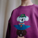 Daily Brat Wobble Totem Sweater Sky Line Serenade