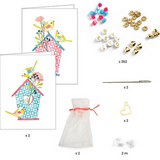 Djeco Friendship Bracelets Kit - You & Me - Letter Threading