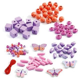 Djeco Oh Les Perles Butterflies Lila