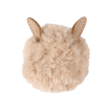 Donsje Ploto Hairclip Fluffy Bunny Warm Beige Soft Faux Fur