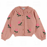 Emile et Ida Cardigan Fleurs Rose