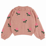 Emile et Ida Cardigan Fleurs Rose