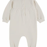 Emile et Ida Jumpsuit Molleton Brodee Creme
