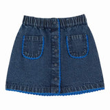 Emile et Ida Skirt Denim Crochet