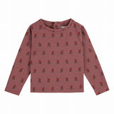 Emile et Ida Tee Shirt AO Poppy Violine
