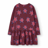 The Animals Observatory Mini Dress Macaw Browned Garnet