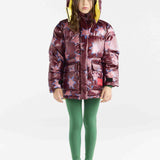 The Animals Observatory Puffer Jacket Lemur Maroon