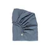 Fitted Sheet Blue Check Small Cot (60x120)