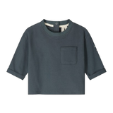 Gray Label Baby L/S Pocket Tee Blue Grey