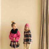 Jenest Elle Skirt Fuchsia Green Check