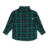 Jenest Scott Shirt Navy Blue Green Check