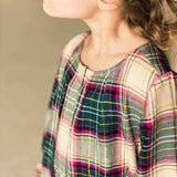 Jenest Skye Dress Fuchsia Green Check