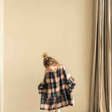 Jenest Skye Dress Fuchsia Green Check