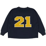 Jenest Tom LS Sweat T-Shirt Navy Blue