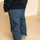 Jenest Unisex Denim Pants Dark Wash