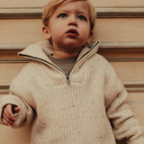 Baje Zipped Sweater Lenn Sand Desert Multicolor