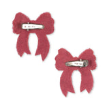Konges Sløjd 2 Pack Sequin Bow Hair Clip Rapture Rose